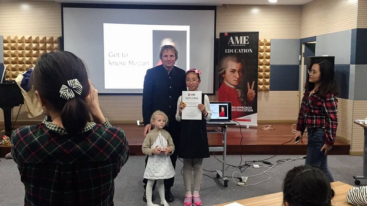 „GET TO KNOW MOZART“ - AME WORKSHOP FOR CHILDREN AT GD MUSIC SCHOOL SUZHOU