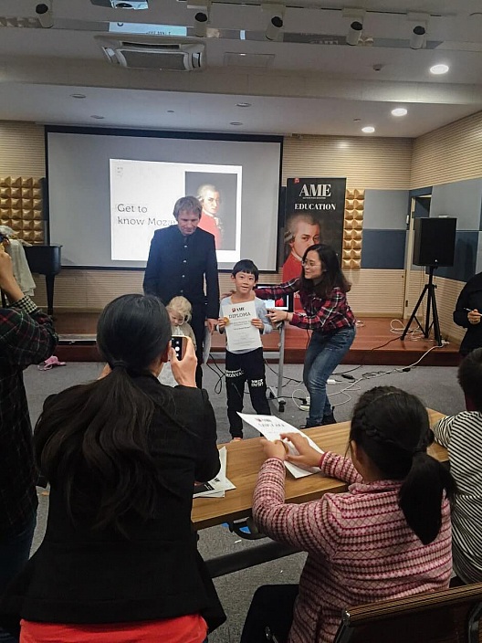 „GET TO KNOW MOZART“ - AME WORKSHOP FOR CHILDREN AT GD MUSIC SCHOOL SUZHOU