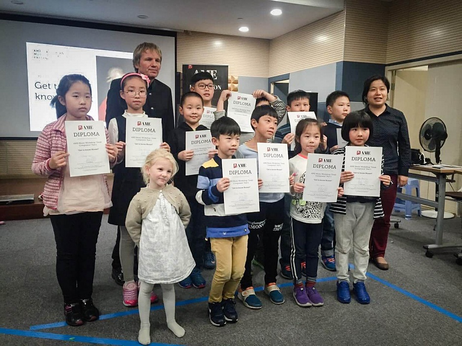 „GET TO KNOW MOZART“ - AME WORKSHOP FOR CHILDREN AT GD MUSIC SCHOOL SUZHOU