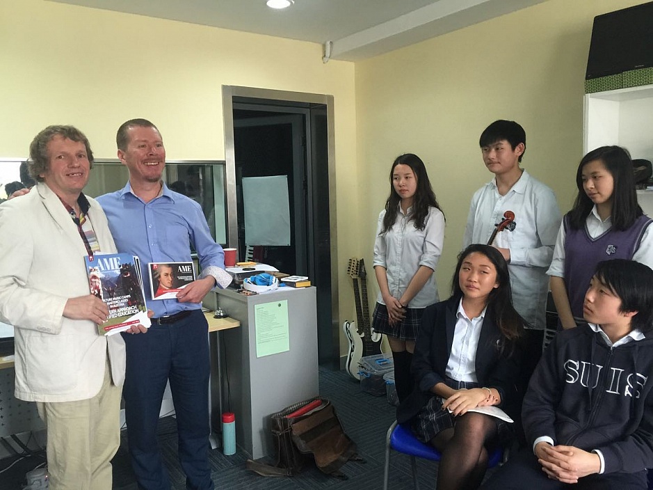 SUCCESSFUL AME MASTERCLASS AT FAMOUS SHANGHAI UNITED INTERNATIONAL SCHOOL