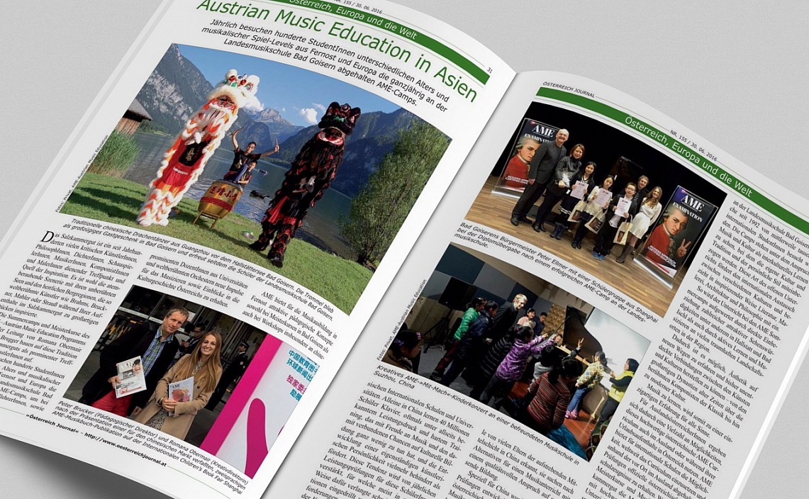 AME IN THE EXPAT MAGAZINE "ÖSTERREICH JOURNAL"