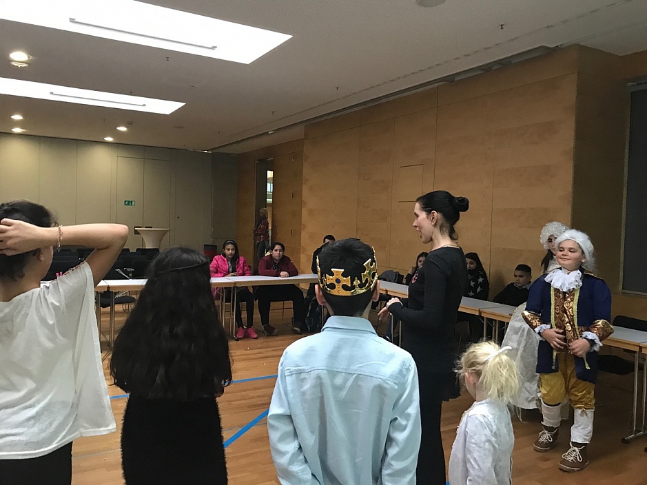 "Zeitreise durch die Musik für Kinder" Workshop at the Buch WIen