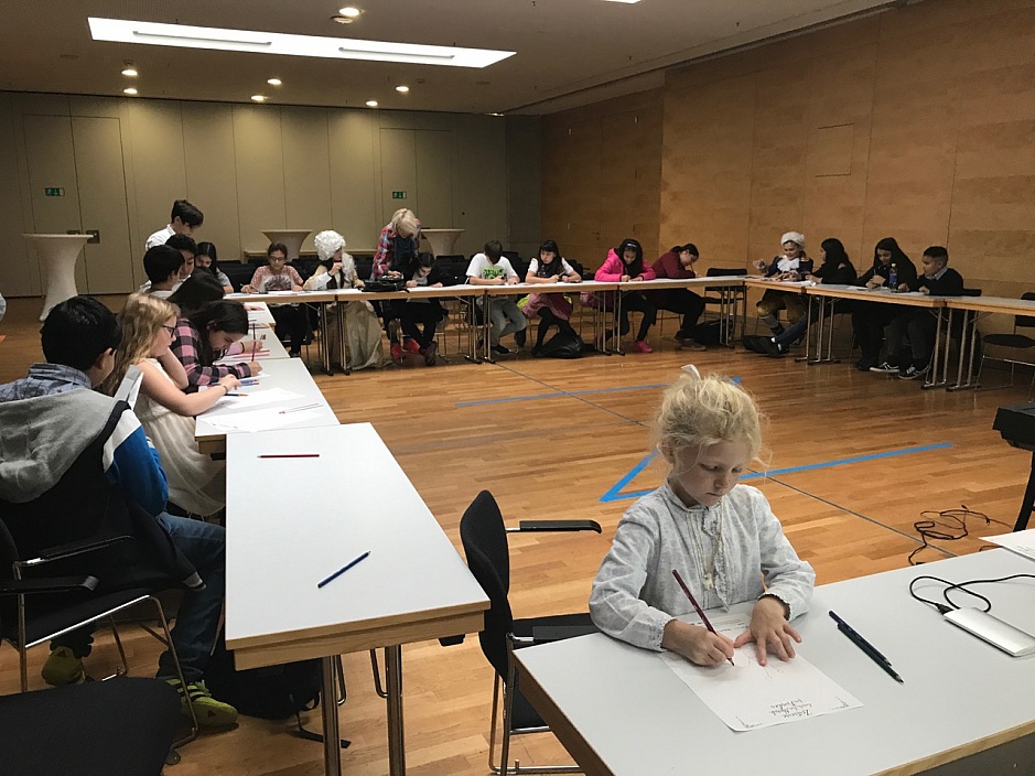 "Zeitreise durch die Musik für Kinder" Workshop at the Buch WIen