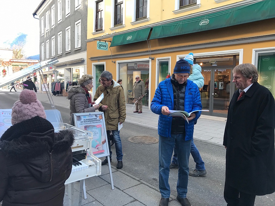 Piano matinée mit book presentaion